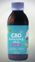 CBD olej pro koně 2000mg, 250ml