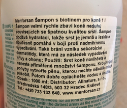 Manforsan šampon s biotinem 1l