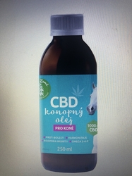 CBD Olej pro koně 1000mg, 250ml